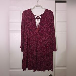 Moving Sale! { American Eagle Outfitters Maroon Dress Size Medium
